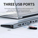 12-in-1 USB-C Docking Station with 4K HDMI and Audio Hub