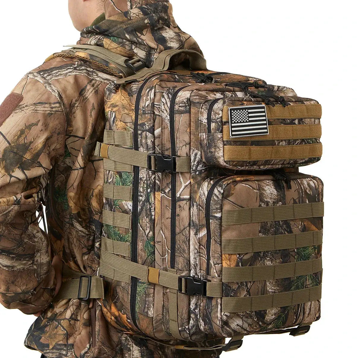 QTQY Tactical Backpacks Outdoor 45L Large Capacity Backpack