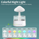 Mushroom Rain Air Humidifier Soothing Aroma Diffuser Night Light