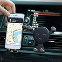 Universal Car Vent Smartphone Mount with Gravity Support