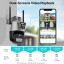 AI Tracking Outdoor PTZ Cameras for Home Security.