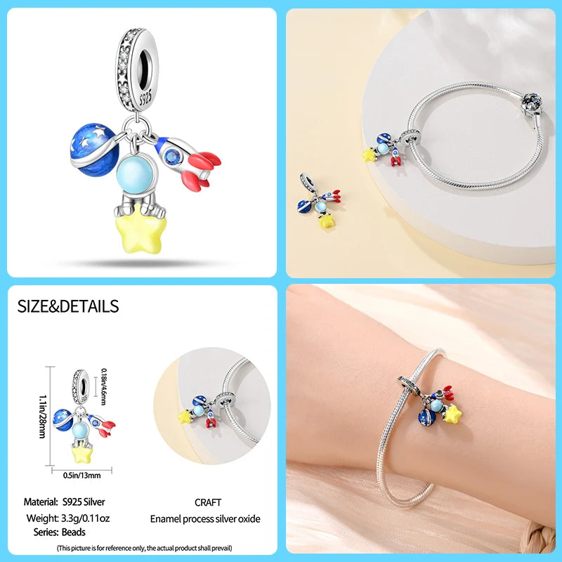Sterling Silver Space Travel Collection