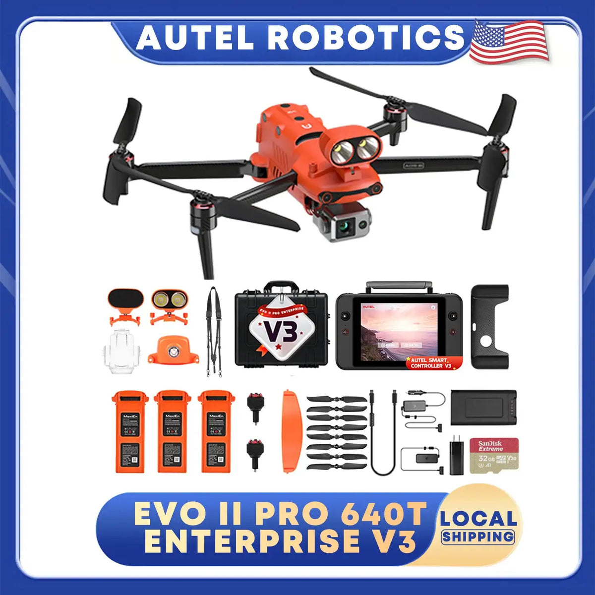 Autel Robotics EVO II Dual Enterprise Drone Digital Zoom HDR — product view 1