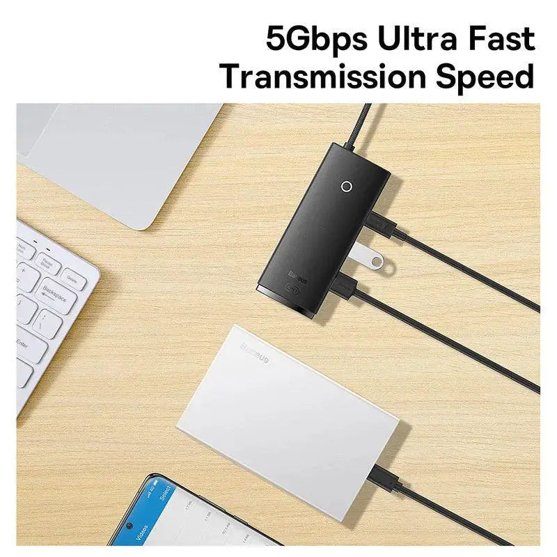 Baseus USB C Hub Versatile Adapter For MacBook Pro Air