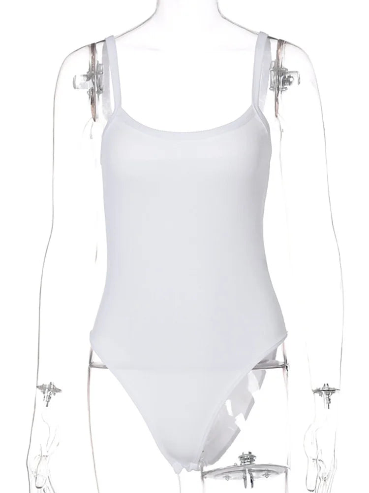 Sleeveless Sheer Summer Bodycon Bodysuit