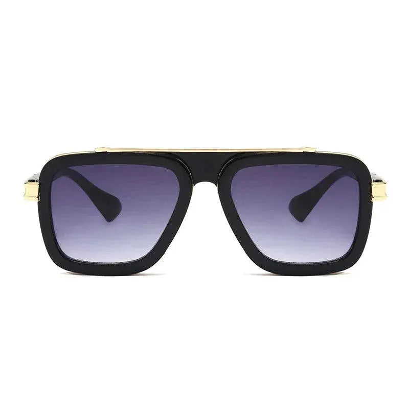 Vintage Luxury Square Sunglasses for Men and Women