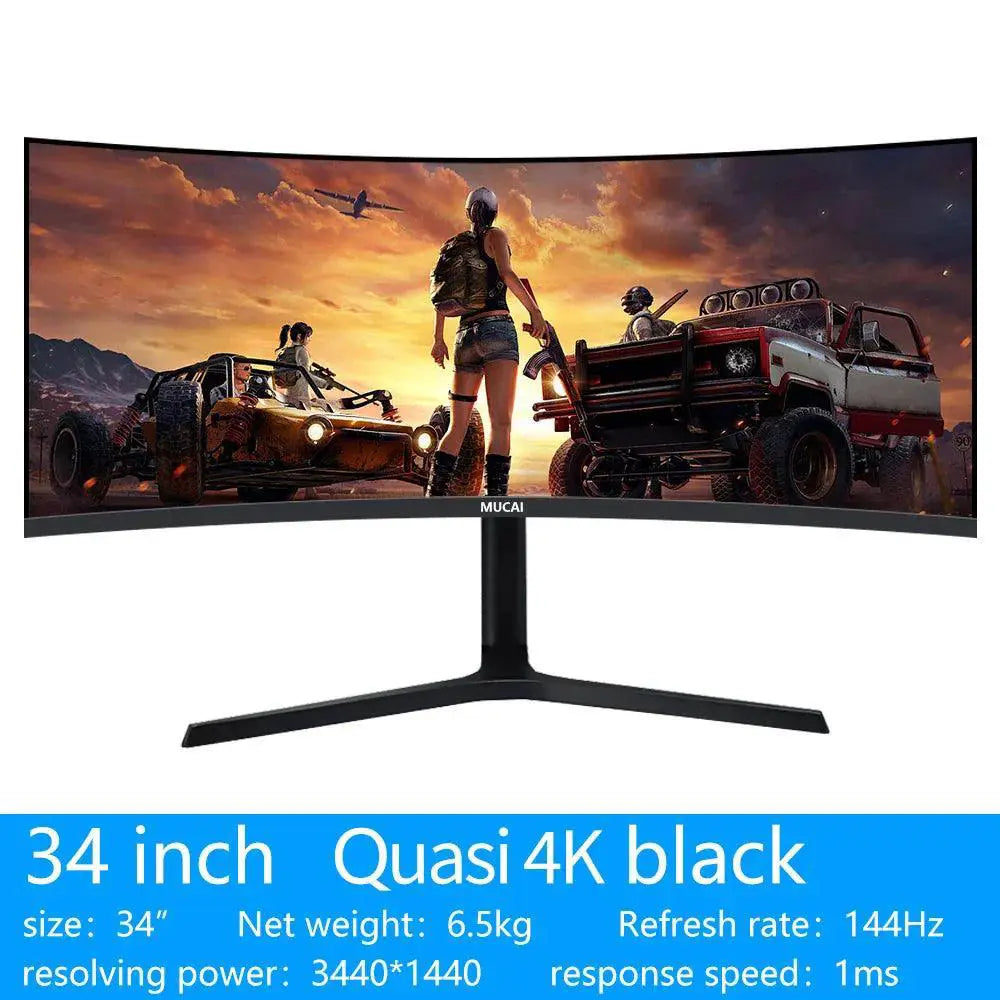 MUCAI Curved Gaming Monitor WQHD Visuals Performance
