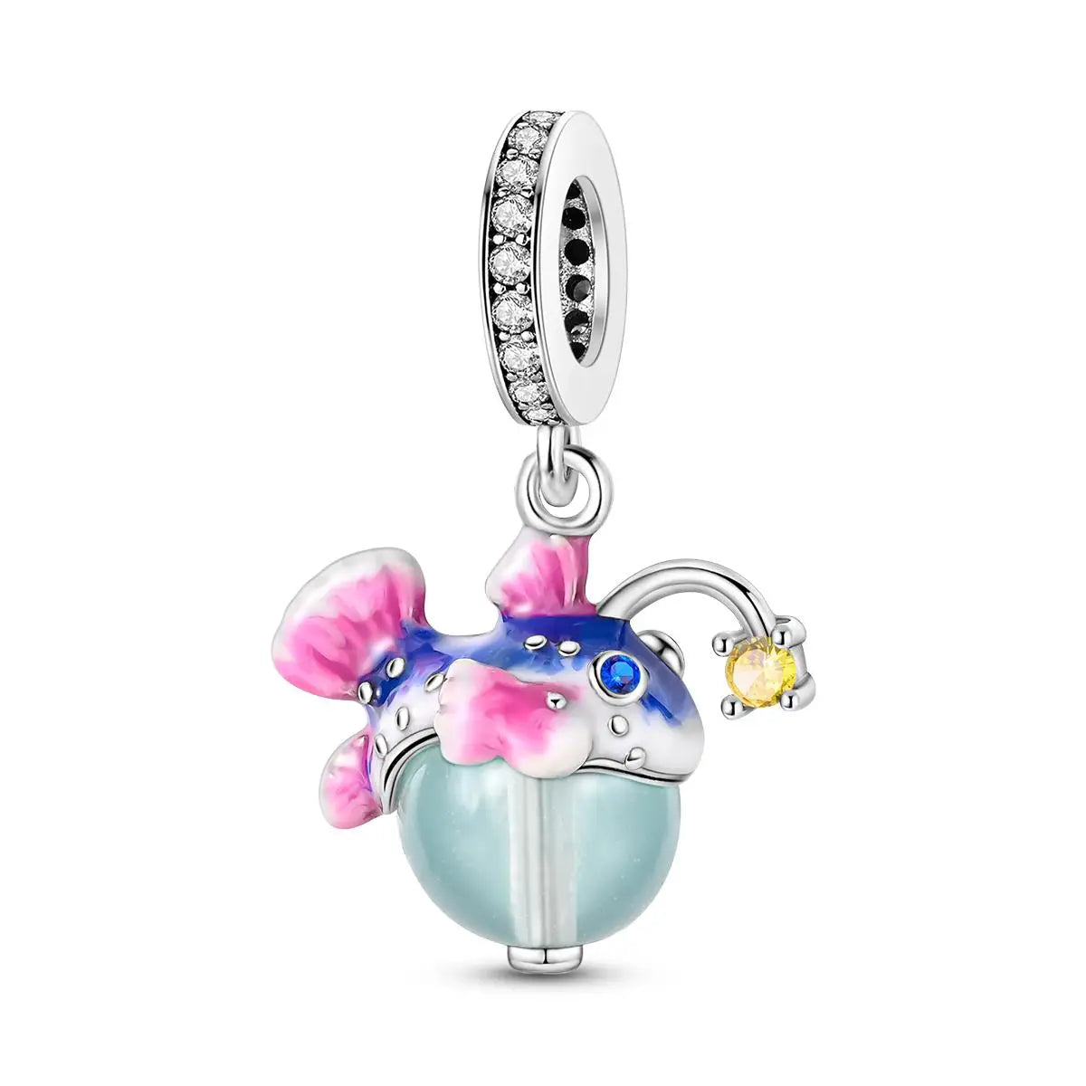 Charm Silver Plated Pendant Beads