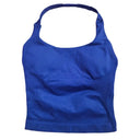 Breathable Gym Top Women Seamless Strappy Tank Bra
