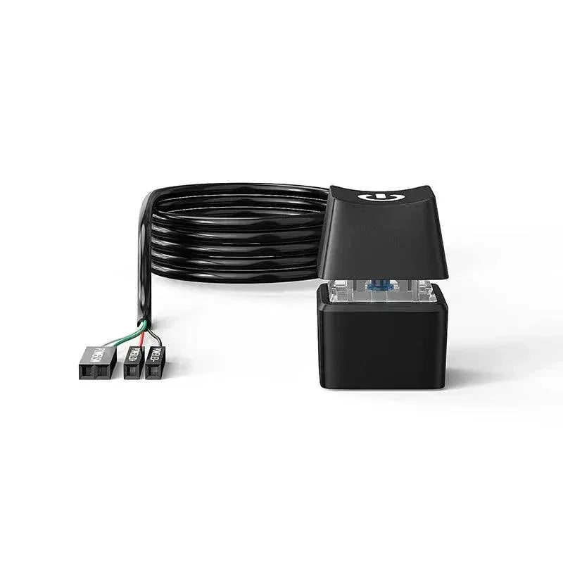 TEUCER Led Computer Power Switch With Mechanical Button