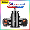 Baseus 30W Fast USB Car Charger for iPhone Samsung Huawei