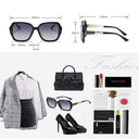 2022 Women's Oversized Polarized Sunglasses UV Protection