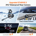 Vantrue Pro S DashCam Channel Waterproof Rear Camera Voice