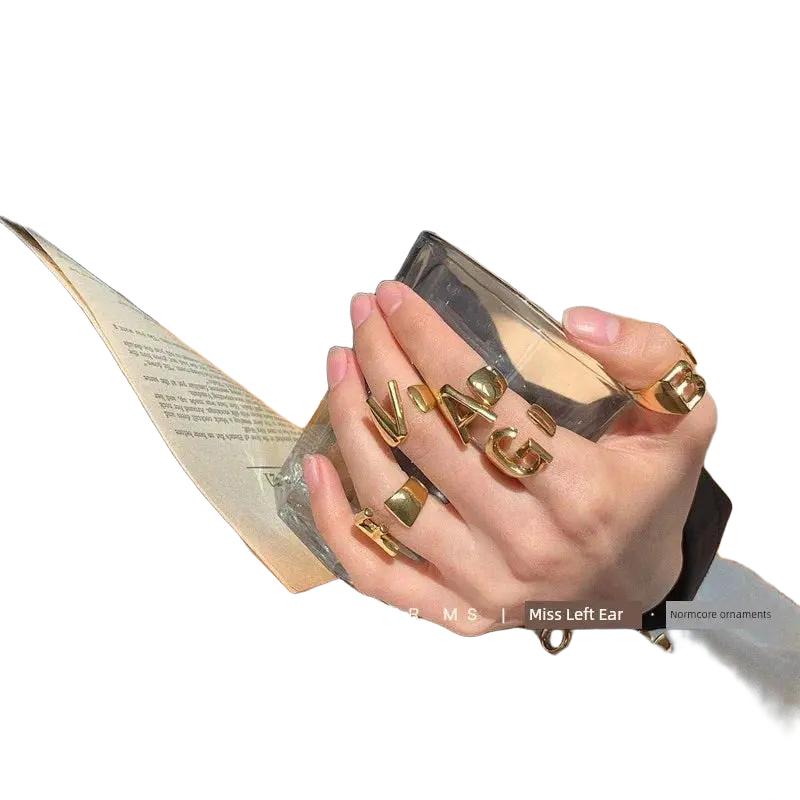 Personalized Gold Plated Ring for Her — product view 1