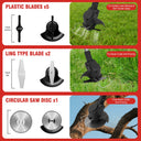Grass Trimmer U-Handle Weed Whacker Lawn Mowers Inches Telescopic