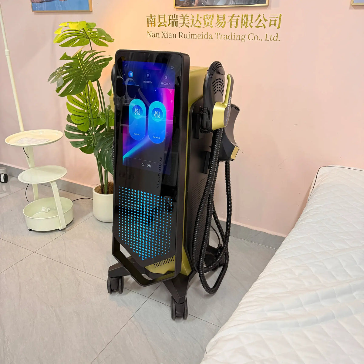 EMS RF Body Sculpt Muscle Myoslim EMS Neo Electromagnetic Energy Sculpting Body Muscle Contractions Burn Fat Machine