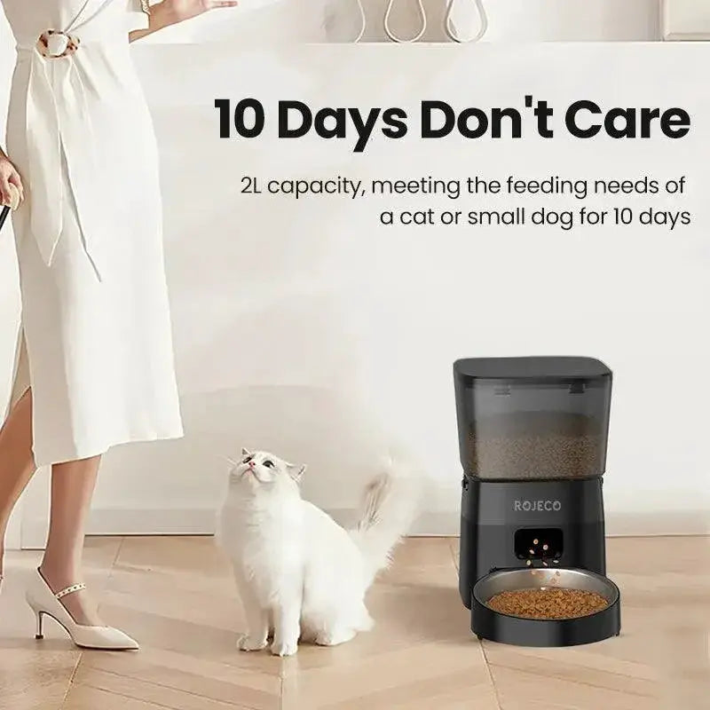 Automatic Smart Pet Feeder For Cats And Dogs Timed Portions