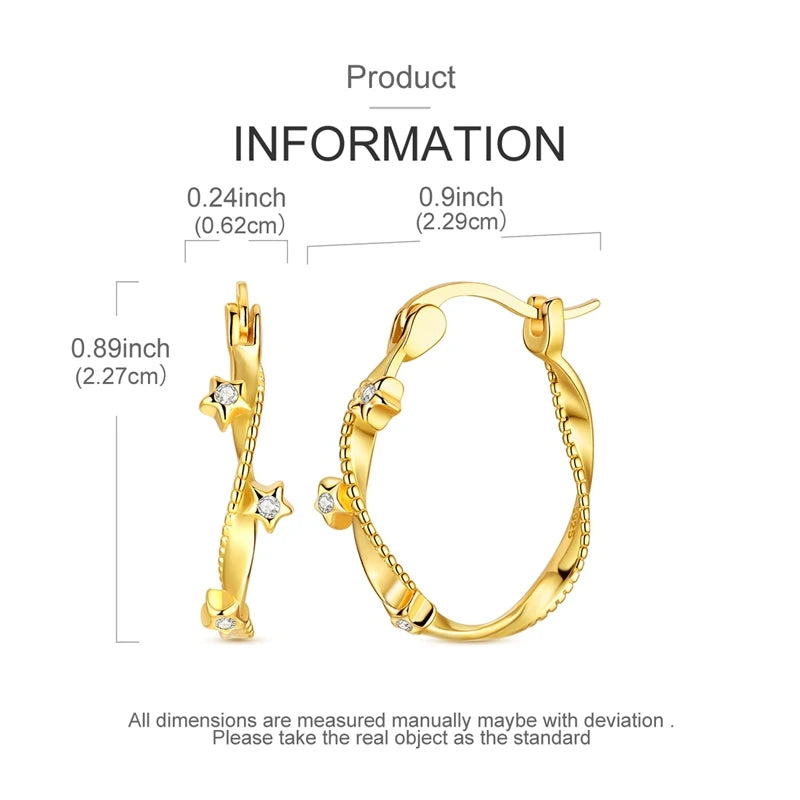 Mula Sterling Silver Golden Star