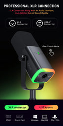 AM8 Dynamic USB/XLR Microphone for Gaming Streaming