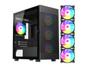 Diypc Argb Gfive Bk Black Cases Computer Cases Atx Form