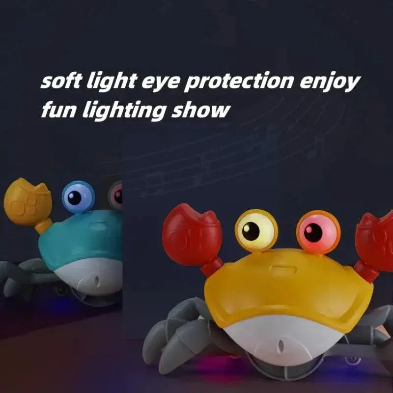 Crawling Escape Crab Interactive Electric Luminous Music Toy