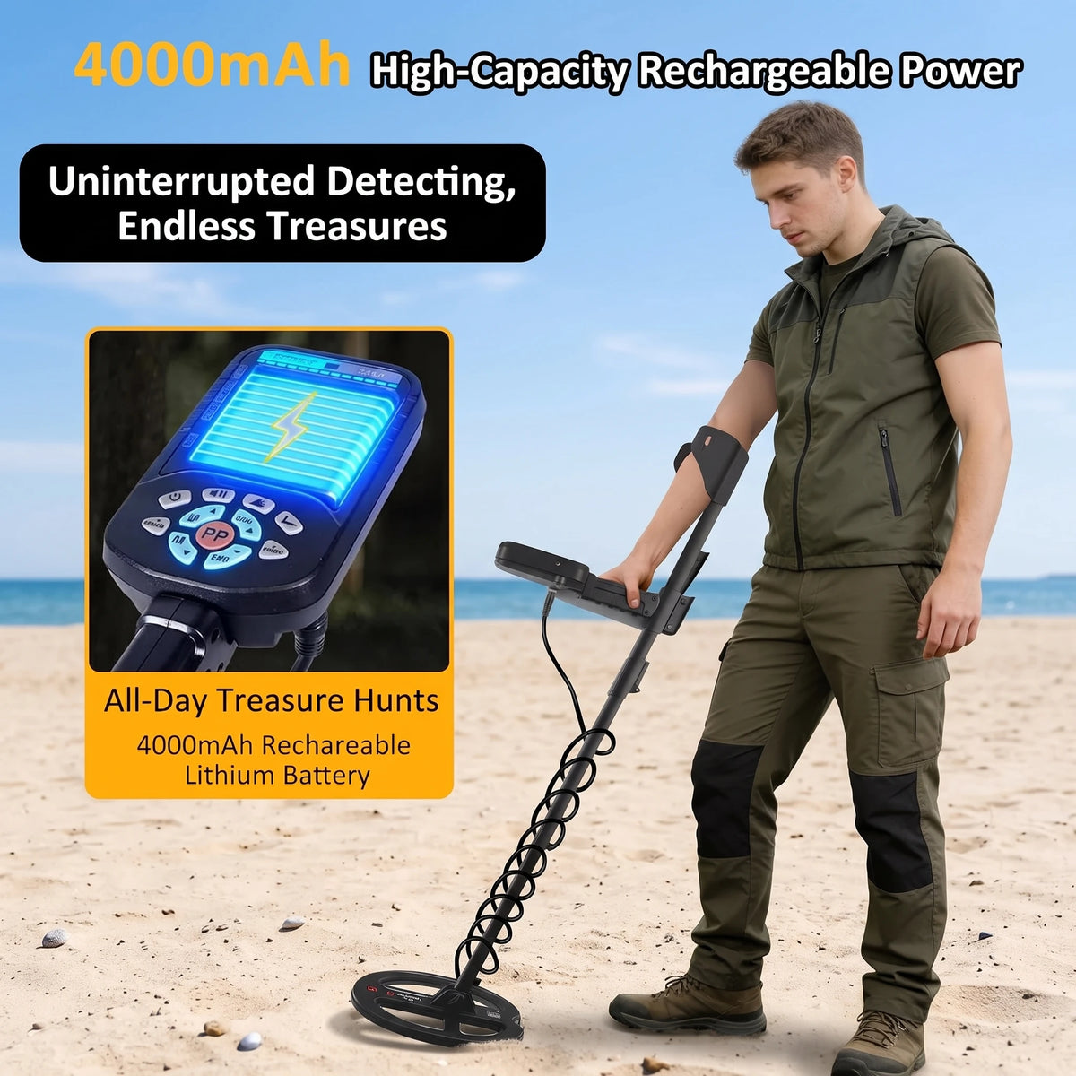 Diho Metal Detector Adults Professional