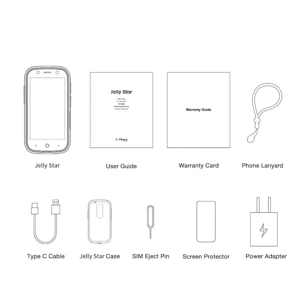 Unihertz Jelly Star Mini 4G Android 13 Compact Smartphone
