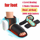 Cordless Electric Heating Foot&Ankle Massager with Airbag Kneading Relaxation Lifting Hot Compress Portable Foot Ankle Brace