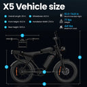 Fat Tire Ebike - Extended Range