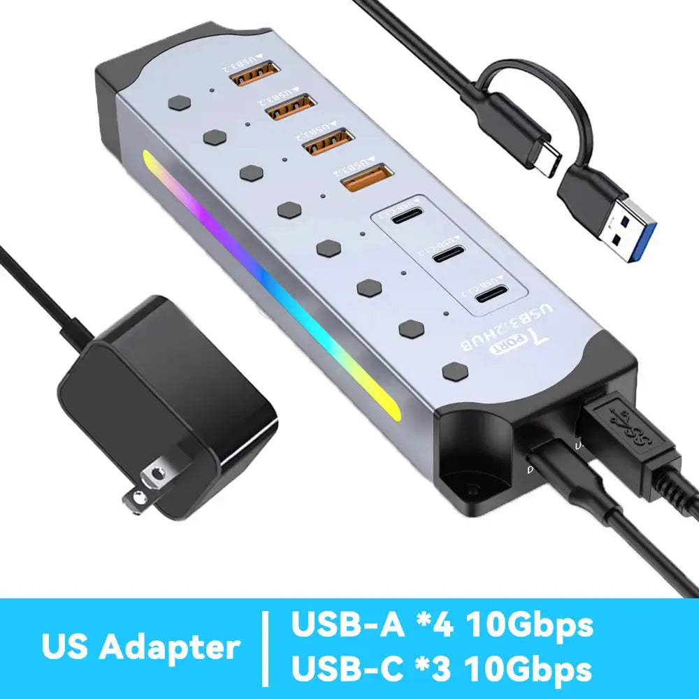 Port Usb C Hub With Switch Control — product view 7