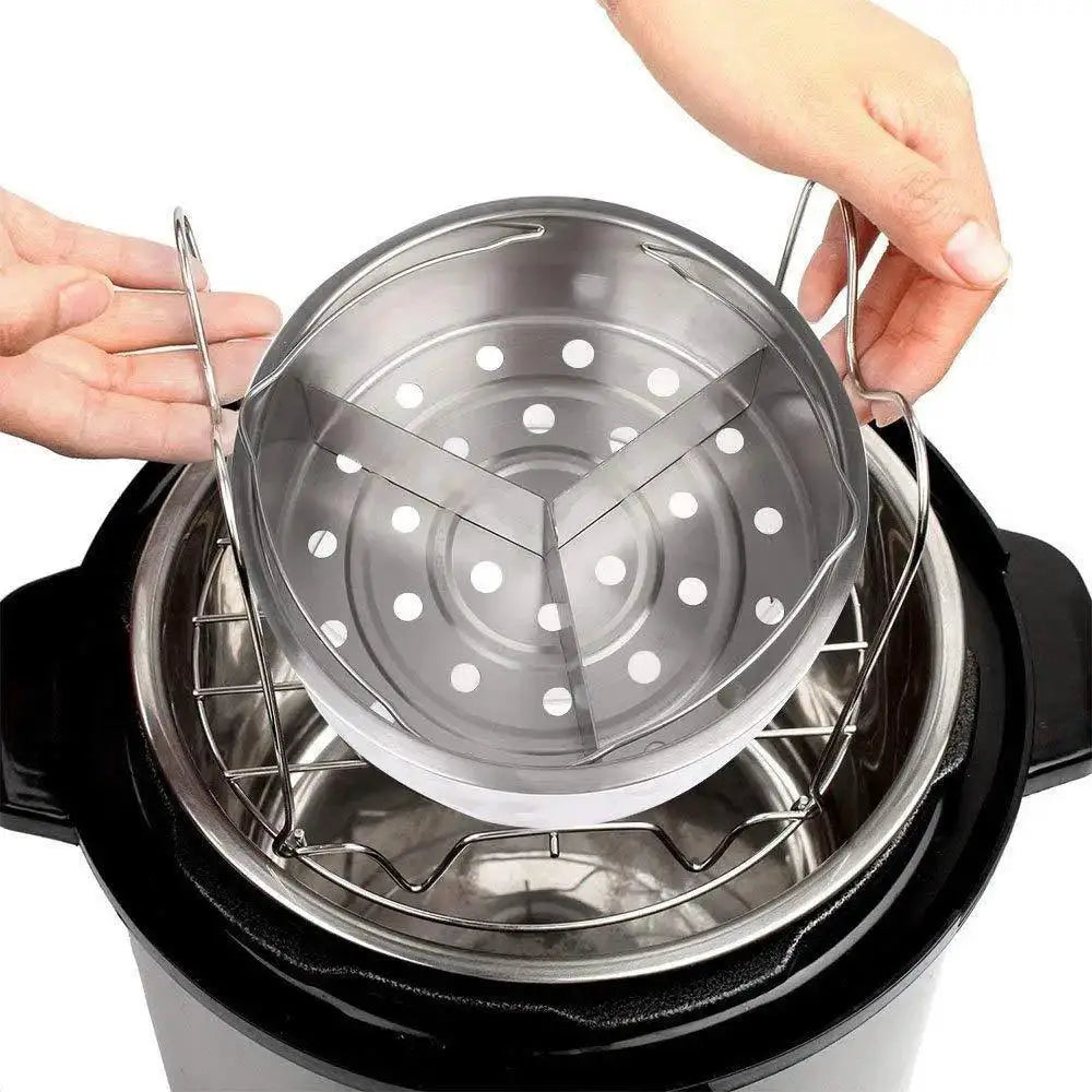 Instant Pot Accessory Set Steamer Basket Egg Rack Pan
