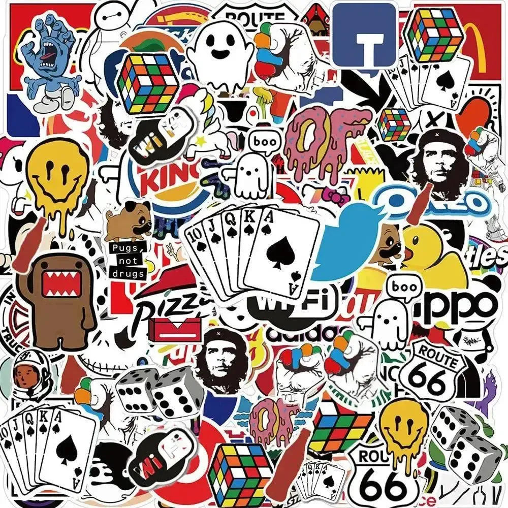 Durable Brand Decals for Brand Makers — 100PCS