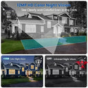 12MP Solar Outdoor Camera for Homes