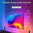 Smart TV Backlight With Camera For 55 To 75 Inch TVs RGBIC LED Sync To Screen