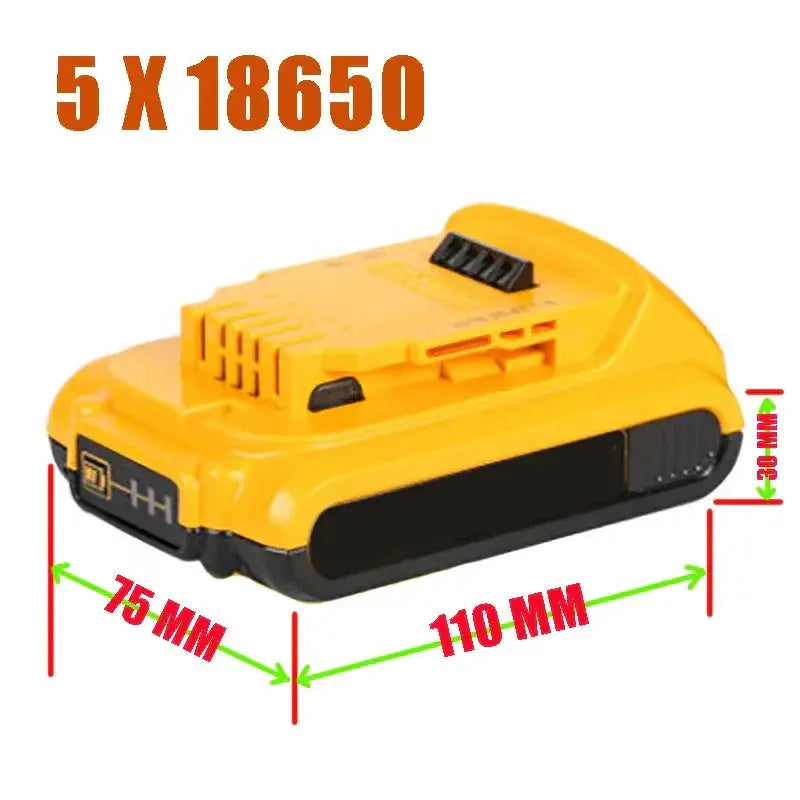 DCB200 Li Ion Battery Plastic Case PCB Protection Box Shell
