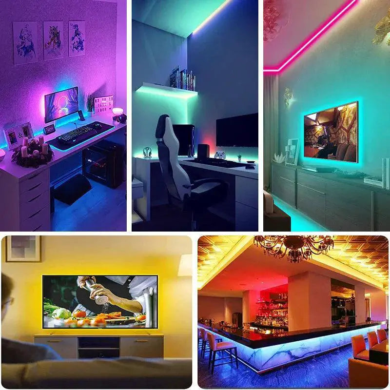 5050 RGB LED Strip Lights For Vibrant TV Viewing Colors