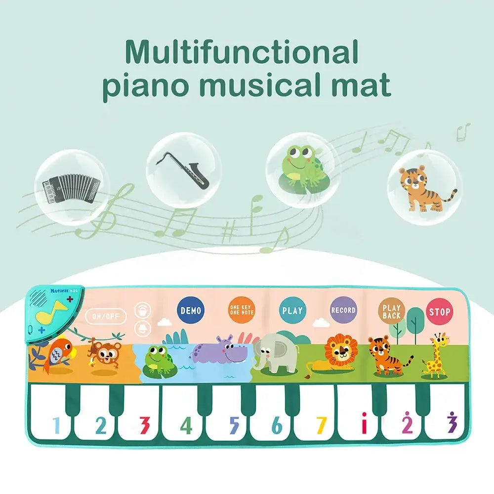Coolplay 110x36cm Musical Piano Mat For Kids Learning Toys