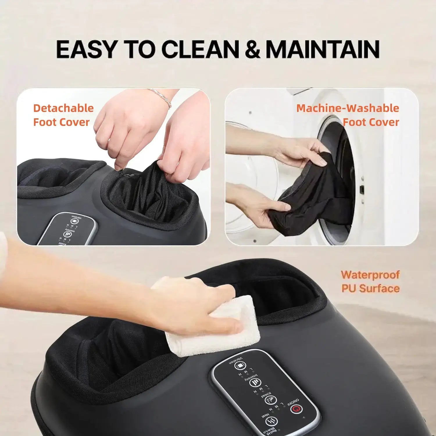 Automatic Foot Massage Machine with Fully Wrapped Rollers Sole Kneading Airbag Pressing Relaxation Foot Massager，Best Gift for Women Mental
