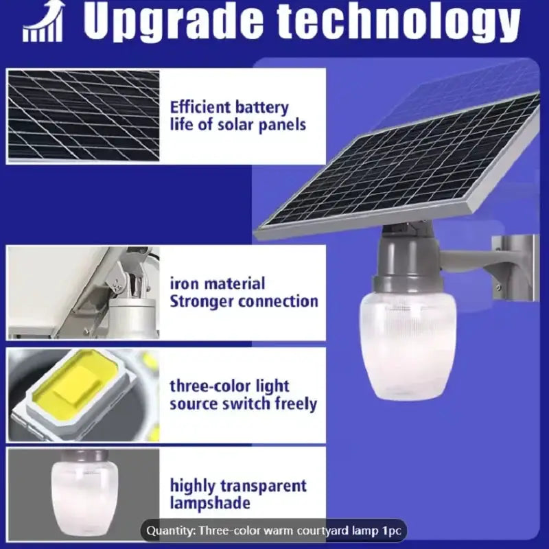 Outdoor Solar Garden Light With Remote — product view 5