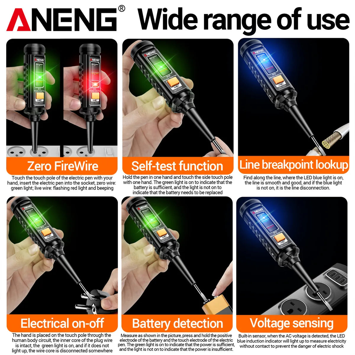 Aneng Induction Teste Pen Highlight