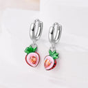 Sterling Silver Bee Butterfly Pink