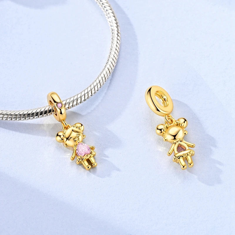 Sterling Silver Charm Pendant Beads