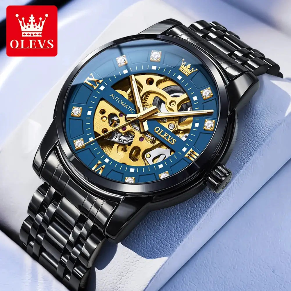 Olevs Men Skeleton Mechanical Watch — product image 11