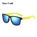 Vintage Polarized Sunglasses for Men & Women Multi-Color Frame