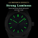 POEDAGAR Men Stainless Steel Watch