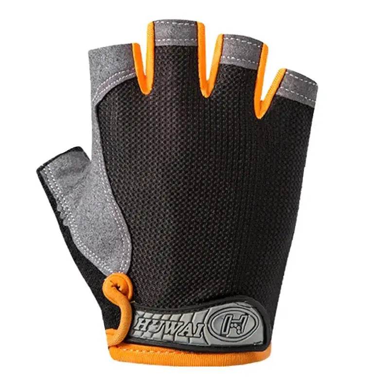 Half Finger Cycling Gloves Anti Slip Anti Sweat Men Women