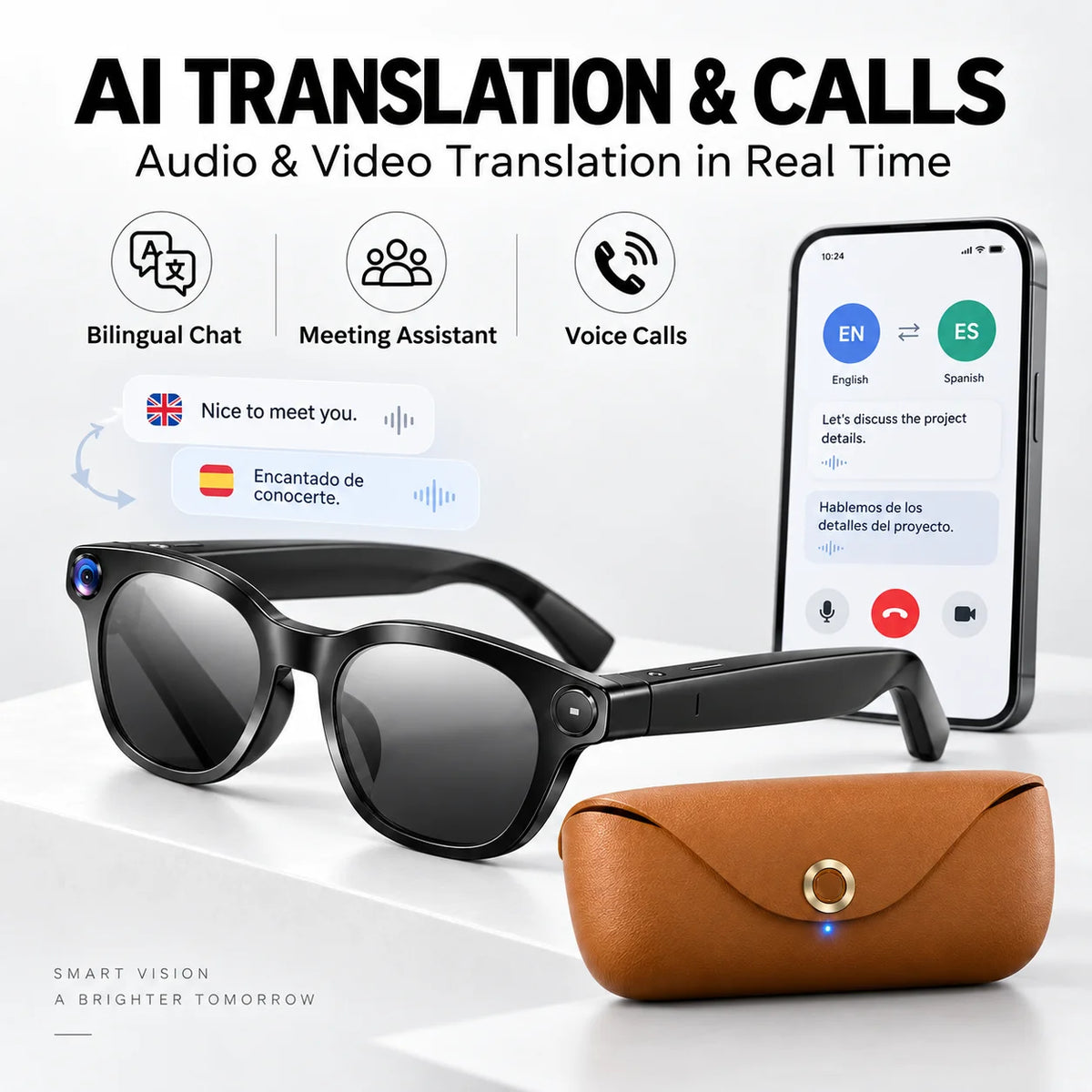 CY03 AI Smart Glasses Camera