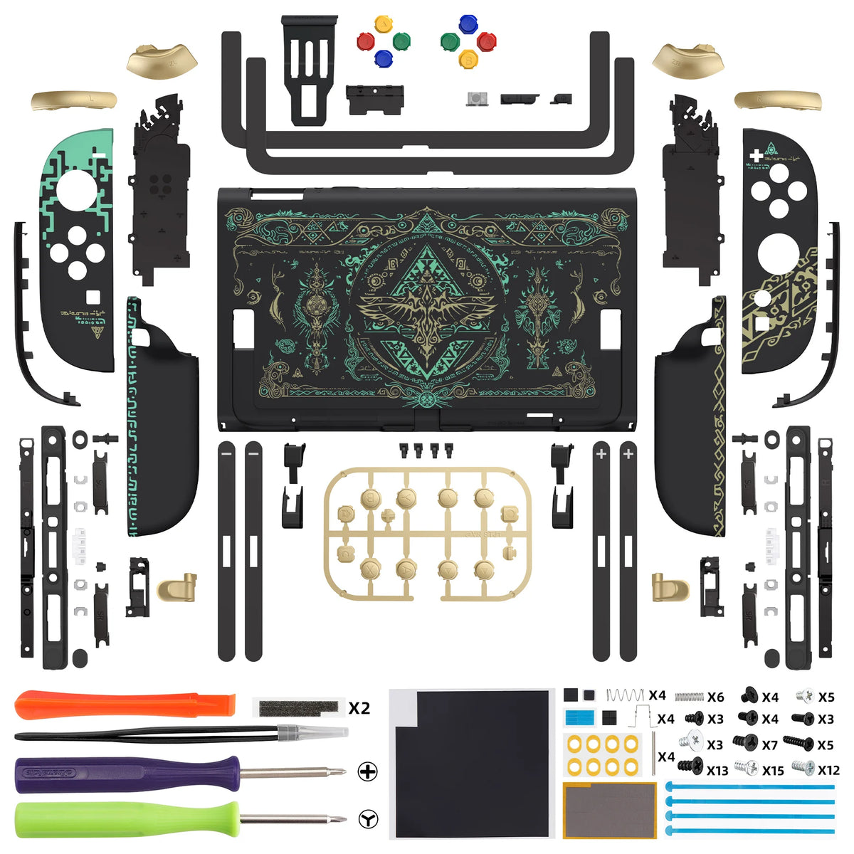 eXtremeRate DIY Replacement Shell Buttons