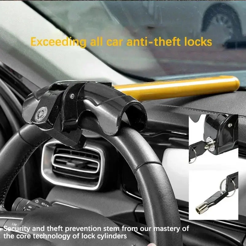 Universal Car Steering Wheel Lock Maximum Security - OurLum.com
