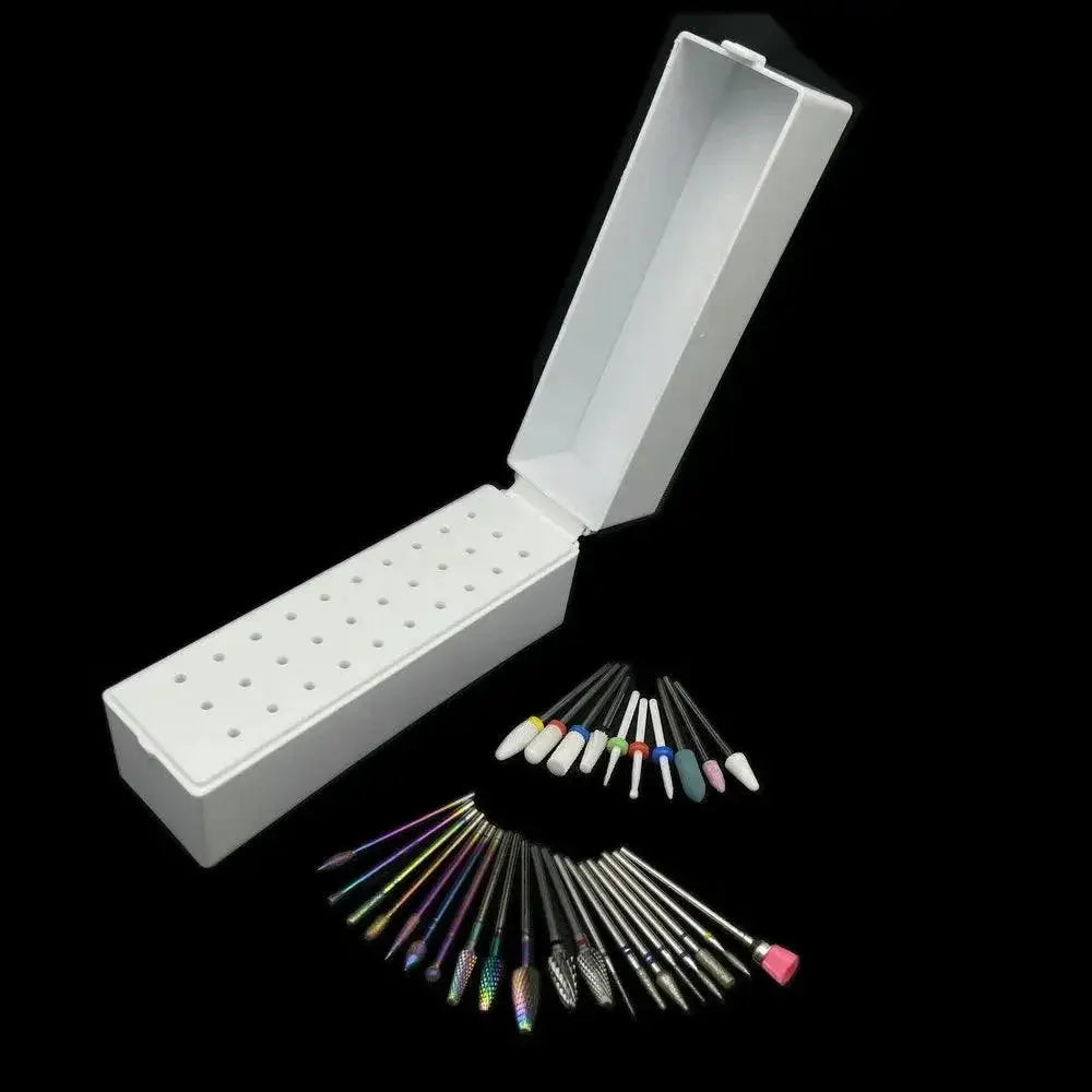 Ceramic Diamond Nail Bit Set For Salon Quality Nails 30pc